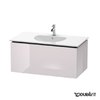 Тумба подвесная 100х54,1 Duravit Delos, белая сирень глянцевый (DL623302727) Duravit Тумбы
