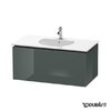 Тумба підвісна 100х54, 1 Duravit Delos, доломітово-сірий глянцевий (DL623303838) Duravit Тумби