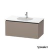 Тумба подвесная 100х54,1 Duravit Delos, базальт матовый (DL623304343) Duravit Тумбы