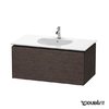Тумба подвесная 100х54,1 Duravit Delos, дуб темный брашированный (DL623307272) Duravit Тумбы