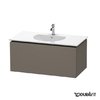 Тумба підвісна 100х54, 1 Duravit Delos, фланелево-сірий шовковисто-матовий (DL623309090) Duravit Тумби
