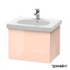 Тумба підвісна 60х46 Duravit Delos, абрикосовий перли глянцевий (DL623401010) Duravit Тумби