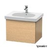 Тумба підвісна 60х46 Duravit Delos, дуб брашований (DL623401212) Duravit Тумби