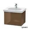 Тумба подвесная 60х46 Duravit Delos, оливково-коричневый глянцевый (DL623406161) Duravit Тумбы
