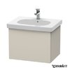 Тумба подвесная 60х46 Duravit Delos, серо-коричневый (DL623409191) Duravit Тумбы