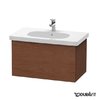 Тумба подвесная 80х46 Duravit Delos, американский орех (DL623501313) Duravit Тумбы