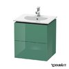 Тумба подвесная 50х42,6 Duravit Delos, нефрит глянцевый (DL633000303) Duravit Тумбы