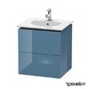 Тумба подвесная 50х42,6 Duravit Delos, голубой камень глянцевый (DL633004747) Duravit Тумбы