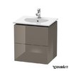 Тумба підвісна 50х42, 6 Duravit Delos, фланелево-сірий глянцевий (DL633008989) Duravit Тумби