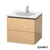 Тумба подвесная 60х51,6 Duravit Delos, дуб брашированный (DL633101212) Duravit Тумбы