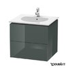 Тумба підвісна 60х51, 6 Duravit Delos, доломітово-сірий глянцевий (DL633103838) Duravit Тумби