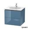 Тумба подвесная 60х51,6 Duravit Delos, голубой камень глянцевый (DL633104747) Duravit Тумбы