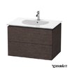 Тумба подвесная 80х54,1 Duravit Delos, дуб темный брашированный (DL633207272) Duravit Тумбы