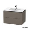 Тумба підвісна 80х54, 1 Duravit Delos, фланелево-сірий шовковисто-матовий (DL633209090) Duravit Тумби