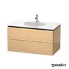 Тумба подвесная 100х54,1 Duravit Delos, дуб брашированный (DL633301212) Duravit Тумбы