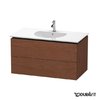 Тумба підвісна 100х54, 1 Duravit Delos, американський горіх (DL633301313) Duravit Тумби