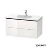 Тумба подвесная 100х54,1 Duravit Delos, белый глянцевый (DL633308585) Duravit Тумбы