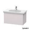 Тумба підвісна 80х46 Duravit Delos, білий Бузок шовковисто-матовий (DL623508787) Duravit Тумби