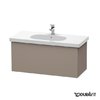 Тумба подвесная 100х46 Duravit Delos, базальт матовый (DL623604343) Duravit Тумбы