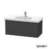 Тумба підвісна 100х46 Duravit Delos, графіт матовий (DL623604949) Duravit Тумби