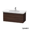 Тумба підвісна 100х46 Duravit Delos, каштан Темний (DL623605353) Duravit Тумби