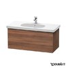 Тумба подвесная 100х46 Duravit Delos, орех натуральный (DL623607979) Duravit Тумбы