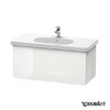 Тумба подвесная 100х46 Duravit Delos, белый глянцевый (DL623608585) Duravit Тумбы