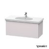 Тумба подвесная 100х46 Duravit Delos, белая сирень шелковисто-матовый (DL623608787) Duravit Тумбы