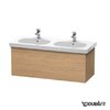 Тумба подвесная 115х46 Duravit Delos, дуб европейский (DL623705252) Duravit Тумбы