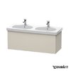 Тумба подвесная 115х46 Duravit Delos, серо-коричневый (DL623709191) Duravit Тумбы