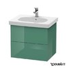 Тумба підвісна 60х46 Duravit Delos, нефрит глянцевий (DL633400303) Duravit Тумби
