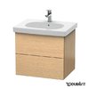 Тумба підвісна 60х46 Duravit Delos, дуб брашований (DL633401212) Duravit Тумби