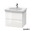 Тумба подвесная 60х46 Duravit Delos, белый глянцевый (DL633402222) Duravit Тумбы