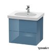 Тумба підвісна 60х46 Duravit Delos, блакитний камінь глянцевий (DL633404747) Duravit Тумби