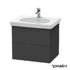 Тумба підвісна 60х46 Duravit Delos, графіт матовий (DL633404949) Duravit Тумби