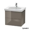 Тумба підвісна 60х46 Duravit Delos, фланелево-сірий глянцевий (DL633408989) Duravit Тумби