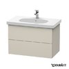 Тумба подвесная 80х46 Duravit Delos, серо-коричневый (DL633509191) Duravit Тумбы