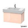 Тумба подвесная 80х47 Duravit Delos, абрикосовый жемчуг глянцевый (DL622001010) Duravit Тумбы