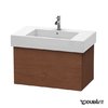 Тумба подвесная 80х47 Duravit Delos, американский орех (DL622001313) Duravit Тумбы