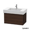 Тумба подвесная 80х47 Duravit Delos, орех брашированный (DL622006969) Duravit Тумбы