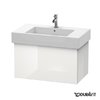 Тумба подвесная 80х47 Duravit Delos, белый глянцевый (DL622008585) Duravit Тумбы