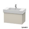 Тумба подвесная 80х47 Duravit Delos, серо-коричневый (DL622009191) Duravit Тумбы