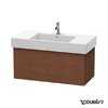 Тумба подвесная 100х47 Duravit Delos, американский орех (DL622101313) Duravit Тумбы