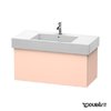 Тумба подвесная 100х47 Duravit Delos, абрикосовый жемчуг шелковисто-матовый (DL622102020) Duravit Тумбы