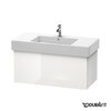 Тумба подвесная 100х47 Duravit Delos, белый глянцевый (DL622102222) Duravit Тумбы