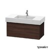 Тумба подвесная 100х47 Duravit Delos, каштан темный (DL622105353) Duravit Тумбы