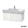 Тумба подвесная 100х47 Duravit Delos, белый глянцевый (DL622108585) Duravit Тумбы