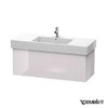 Тумба подвесная 120х47 Duravit Delos, белая сирень глянцевый (DL622202727) Duravit Тумбы