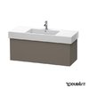 Тумба подвесная 120х47 Duravit Delos, фланелево-серый шелковисто-матовый (DL622209090) Duravit Тумбы