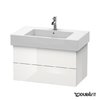 Тумба подвесная 80х47 Duravit Delos, белый глянцевый (DL632002222) Duravit Тумбы